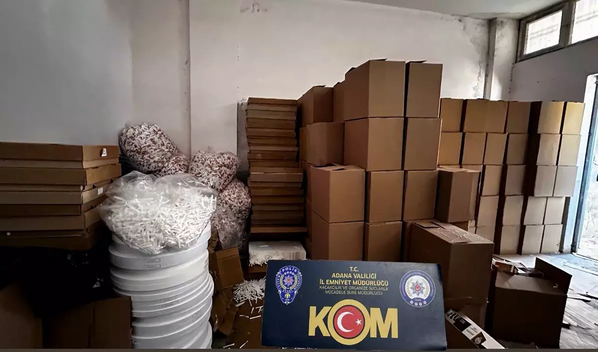 Adana\'da Kaçak Makaron Üretimi Operasyonu