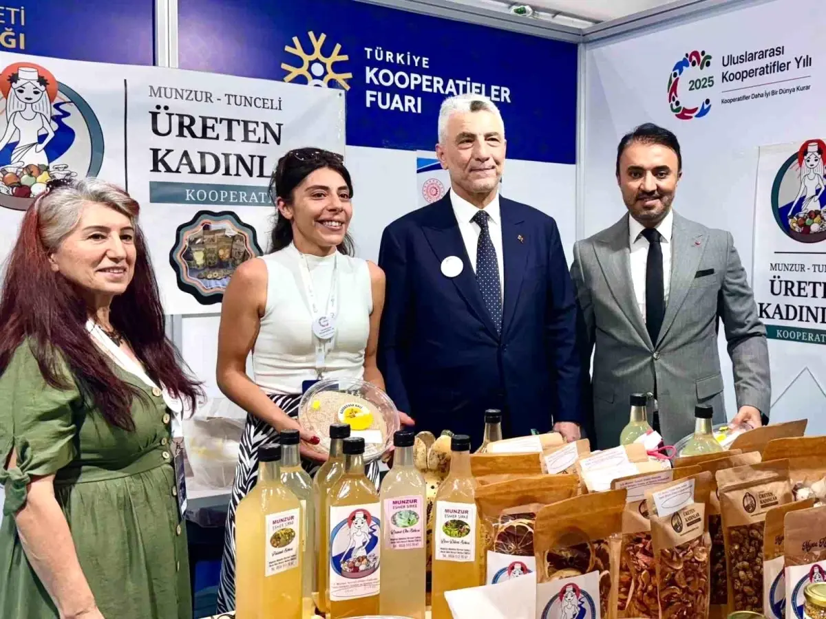 Tunceli\'yi Temsil Eden Kooperatif Fuar\'da