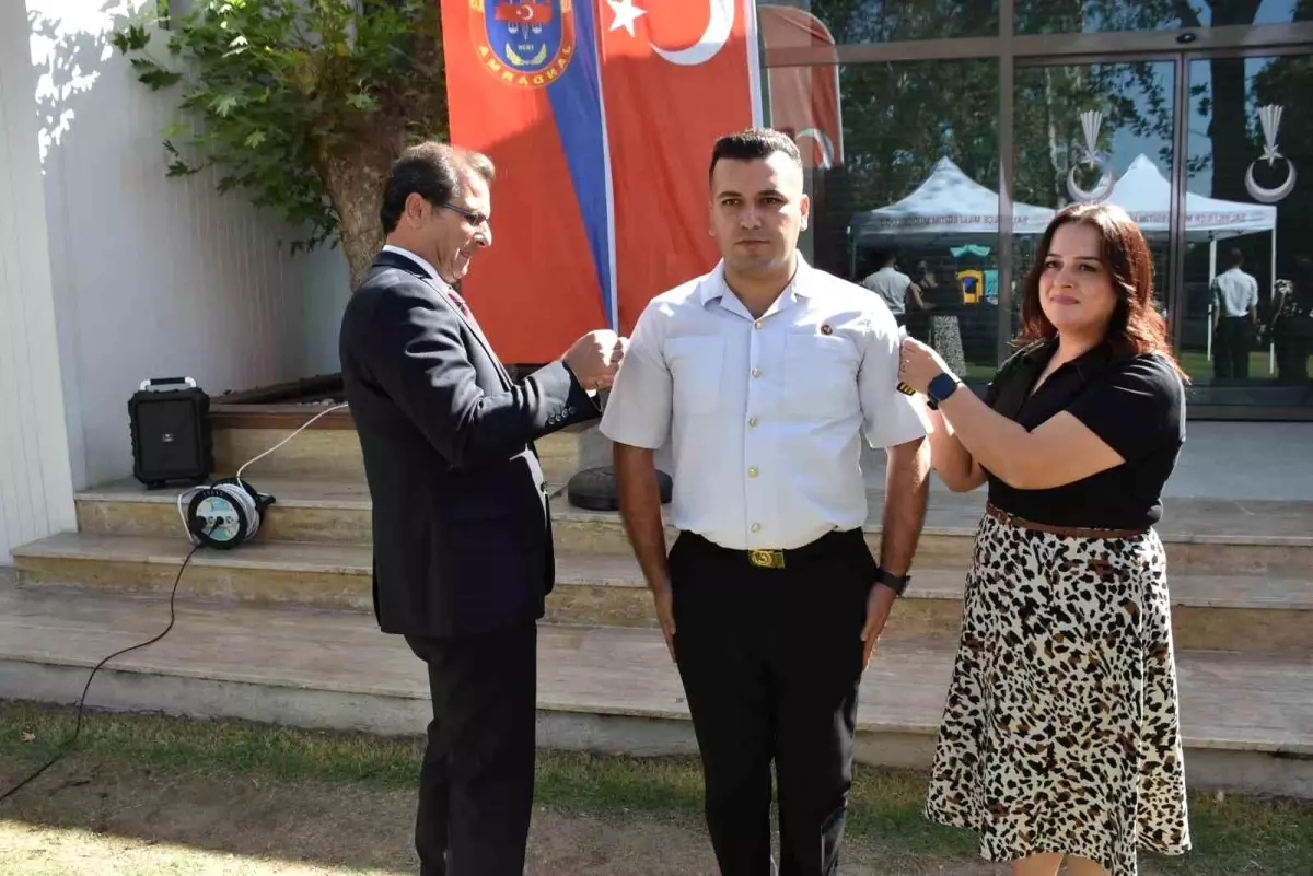 Salihli Jandarma Teşkilatı\'nda Terfi Töreni