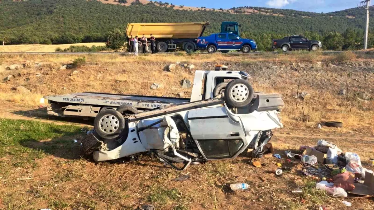 Kahramanmaraş\'ta Trafik Kazası: Bir Ölü, Bir Yaralı