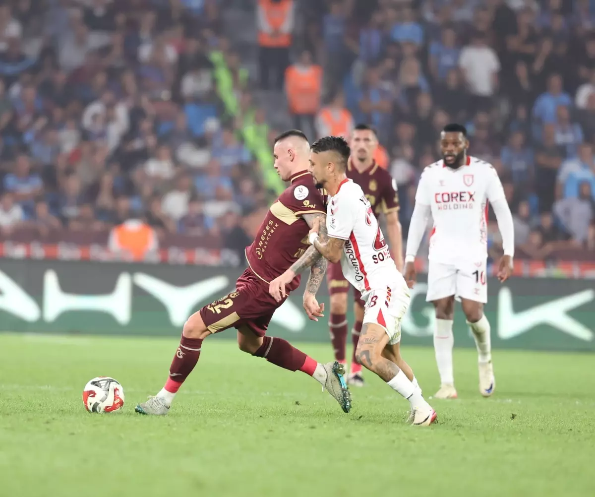 Trabzonspor - Samsunspor: 1-1 Beraberlik