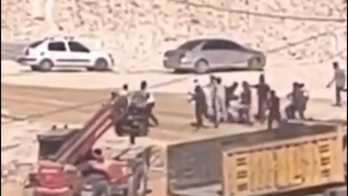 Şanlıurfa\'da şantiye savaş alanına döndü!