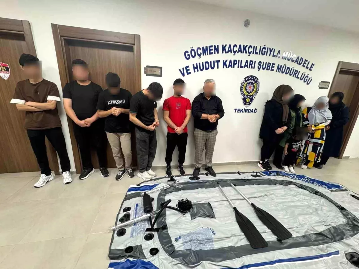 Tekirdağ\'da Göçmen Kaçakçılığına Operasyon