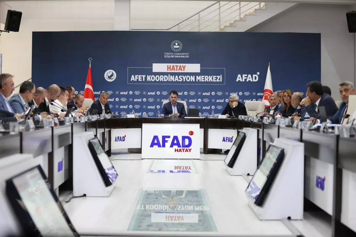 Hatay\'da Deprem Koordinasyon Toplantısı
