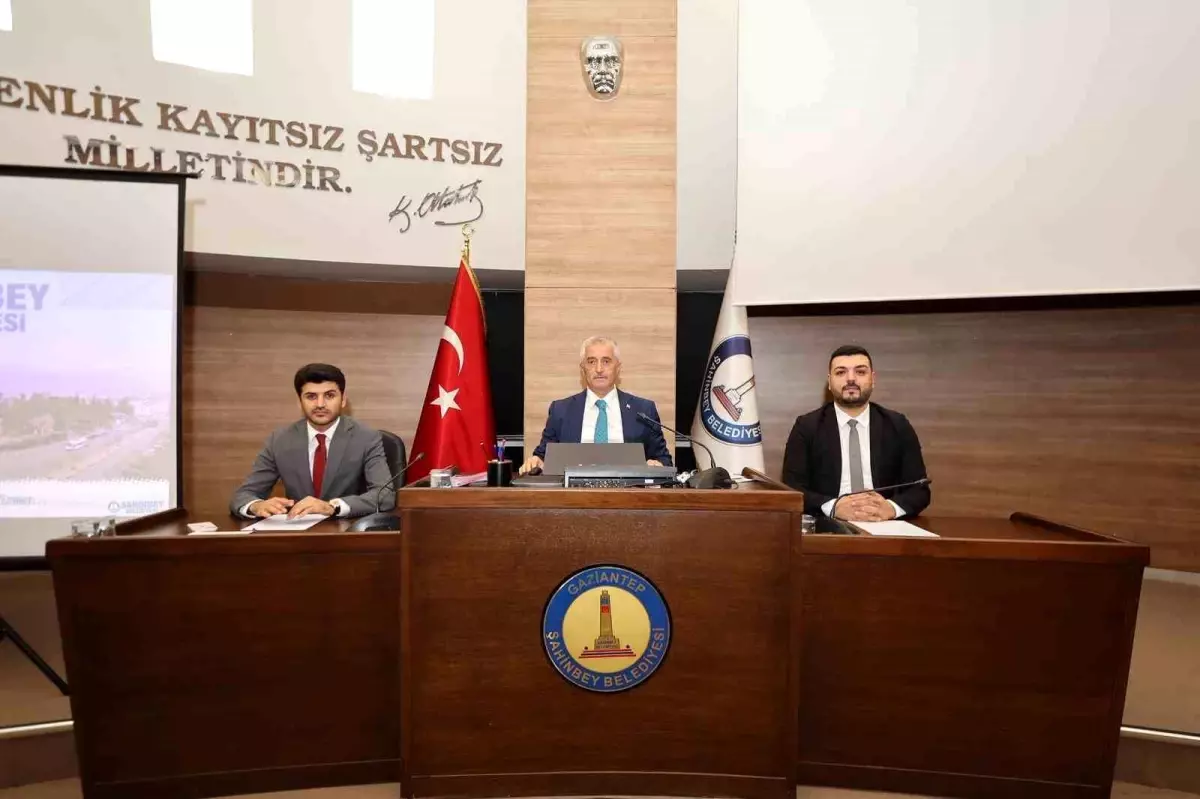 Şahinbey Belediye Meclisi Eylül Ayı İlk Oturumu Gerçekleşti