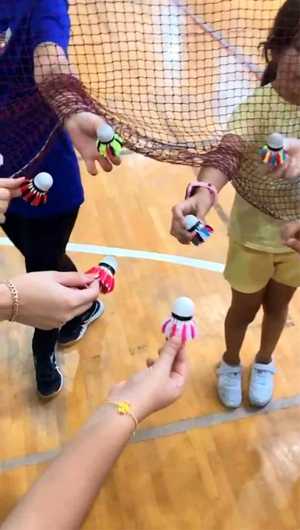 Bilecik\'te Badminton Kursu Renkli Anahtarlıklarla Tamamlandı