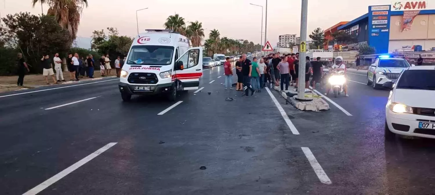 Gazipaşa\'da Trafik Kazası: 1 Yaralı