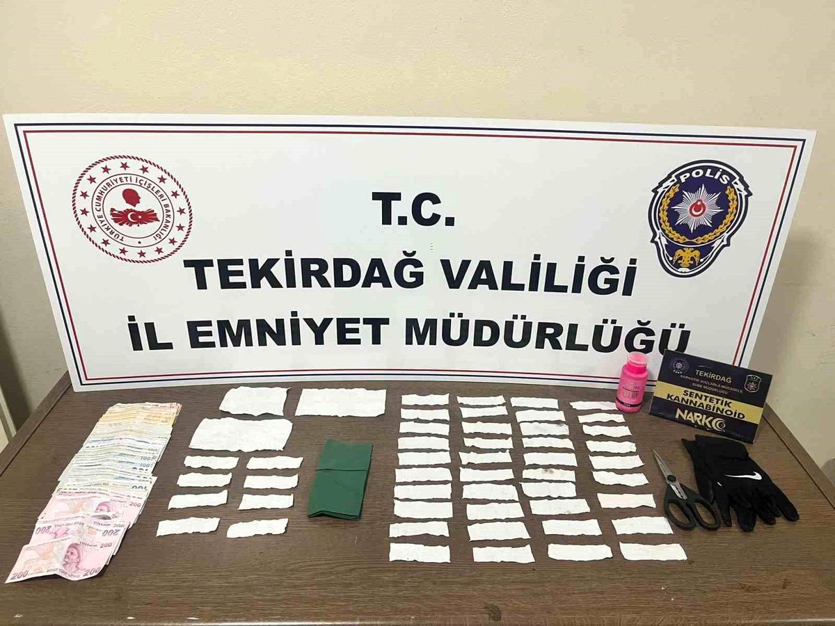 Tekirdağ\'da Uyuşturucu Operasyonu: 10 Tutuklama