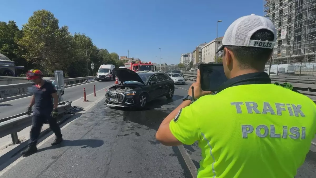 Avcılar\'da Cip ve Motosiklet Kazası: 2 Yaralı
