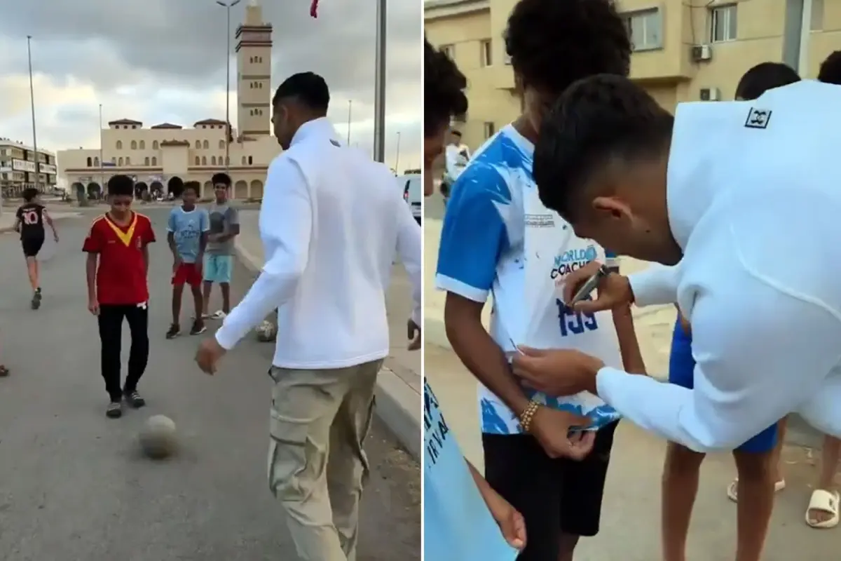 Dünyaca ünlü futbolcu yolda gördüğü manzaraya kayıtsız kalamadı