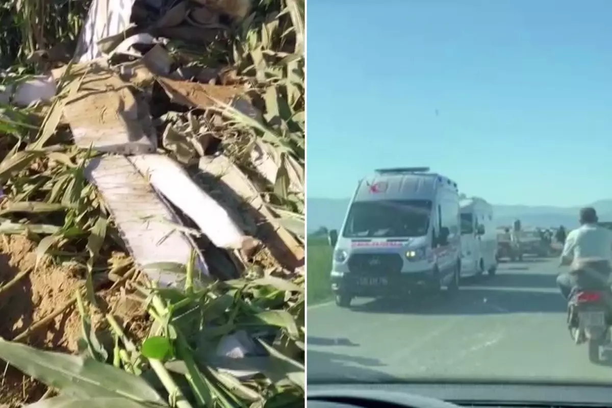İzmir\'de eğitim uçağı düştü! Pilot adayı hayatını kaybetti
