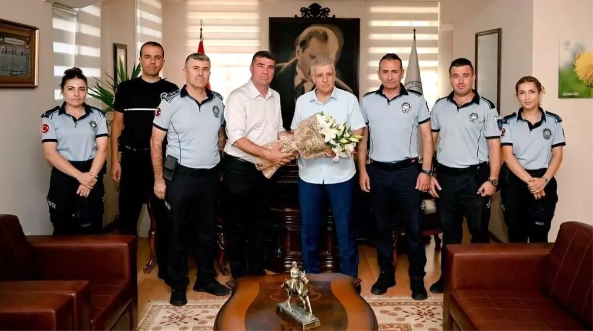 Kuşadası Kaymakamı Keklik, Zabıta Teşkilatını Kabul Etti