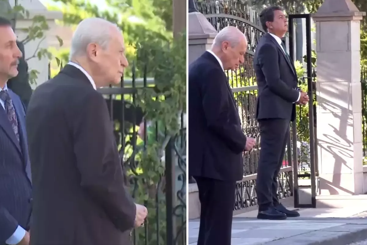 Ankara\'da kritik görüşme: Bahçeli, Cumhurbaşkanı Erdoğan\'ı evinde ağırladı