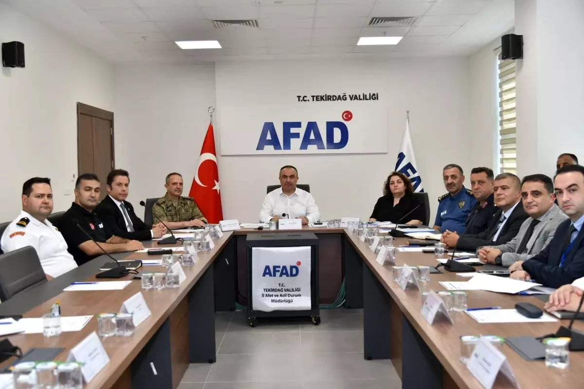 Tekirdağ\'da Uluslararası Deprem Tatbikatı için Planlama Toplantısı Yapıldı