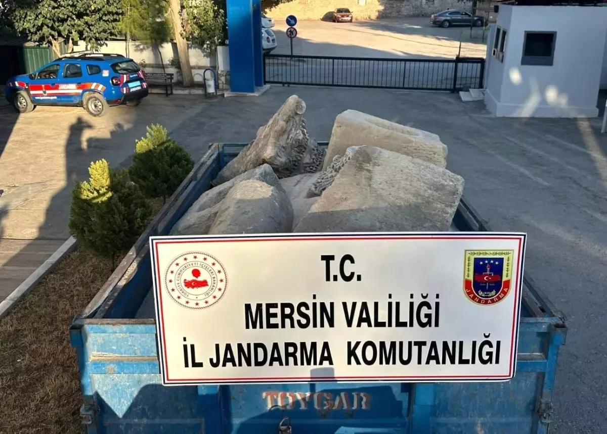 Mersin\'de Tarihi Eser Kaçakçılığı Operasyonu