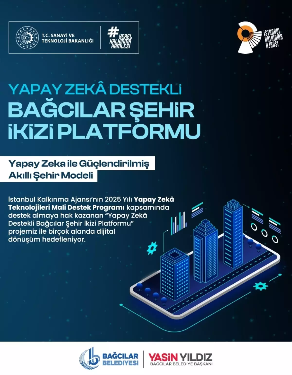 Bağcılar\'dan 3 Boyutlu Dijital Şehir İkizi Projesi