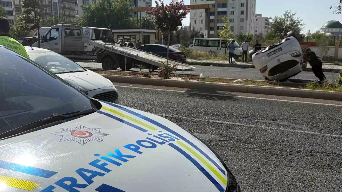 Diyarbakır\'da Trafik Kazası: 1 Yaralı