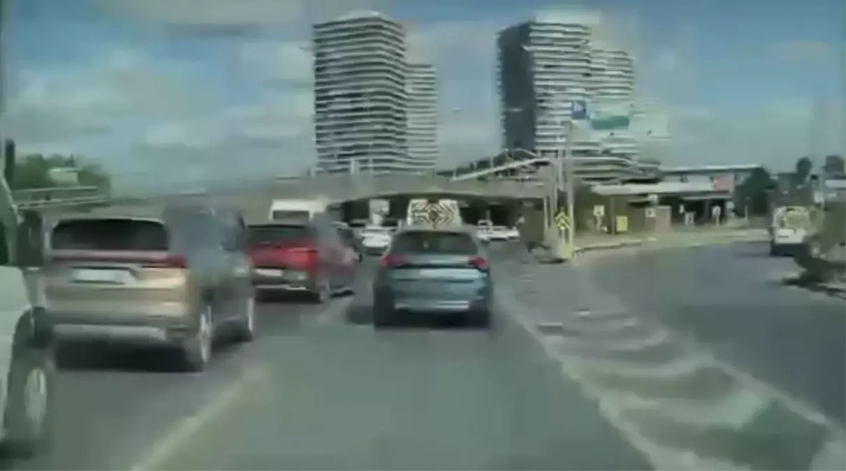 Şişli\'de Motosiklet Kazası
