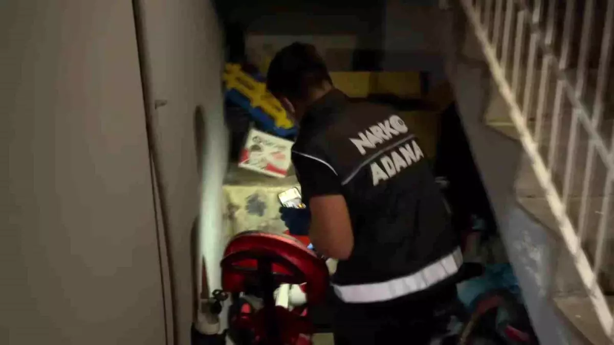 Adana\'da Uyuşturucu Operasyonu