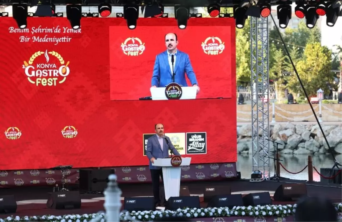 3.Konya Gastronomi Festivali Büyük Bir Coşkuyla Başladı