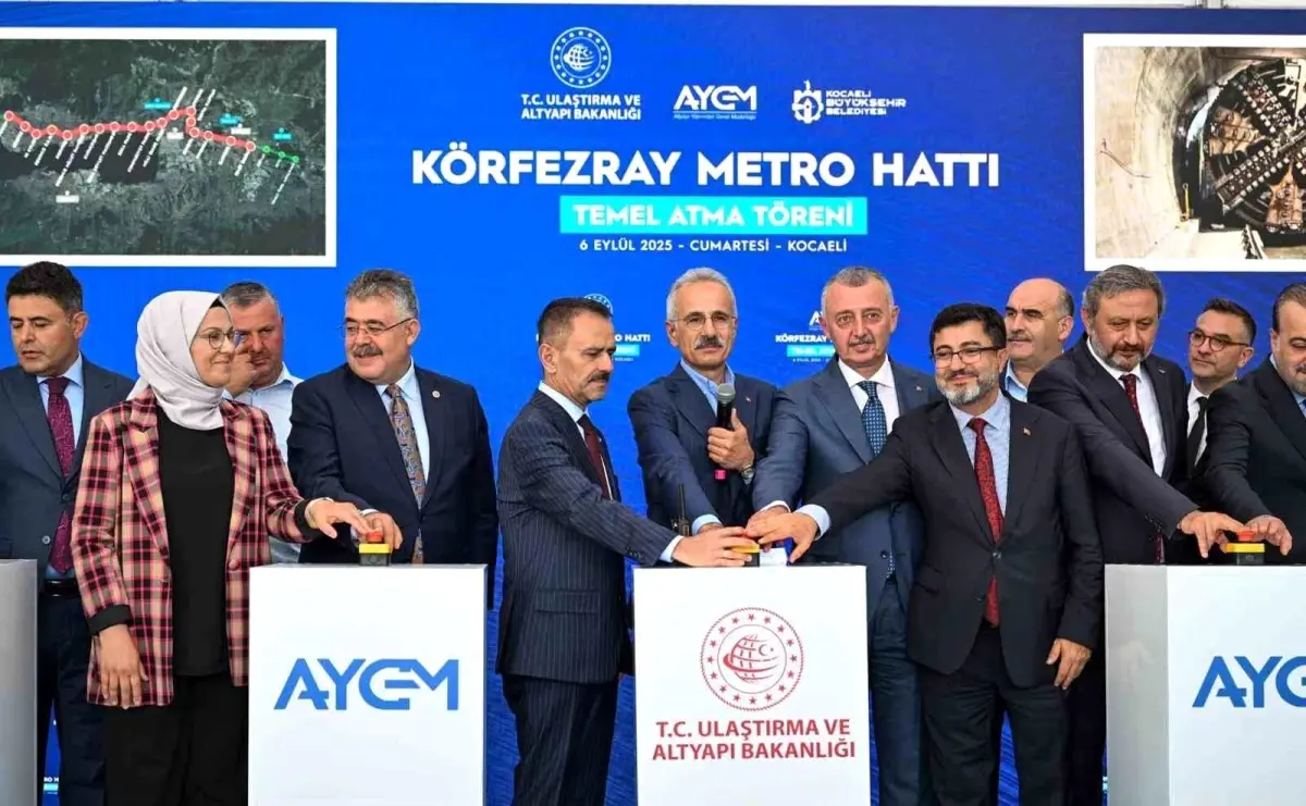 77 milyar liralık yatırım, Körfezray\'ın ilk kazısını Bakan başlattı