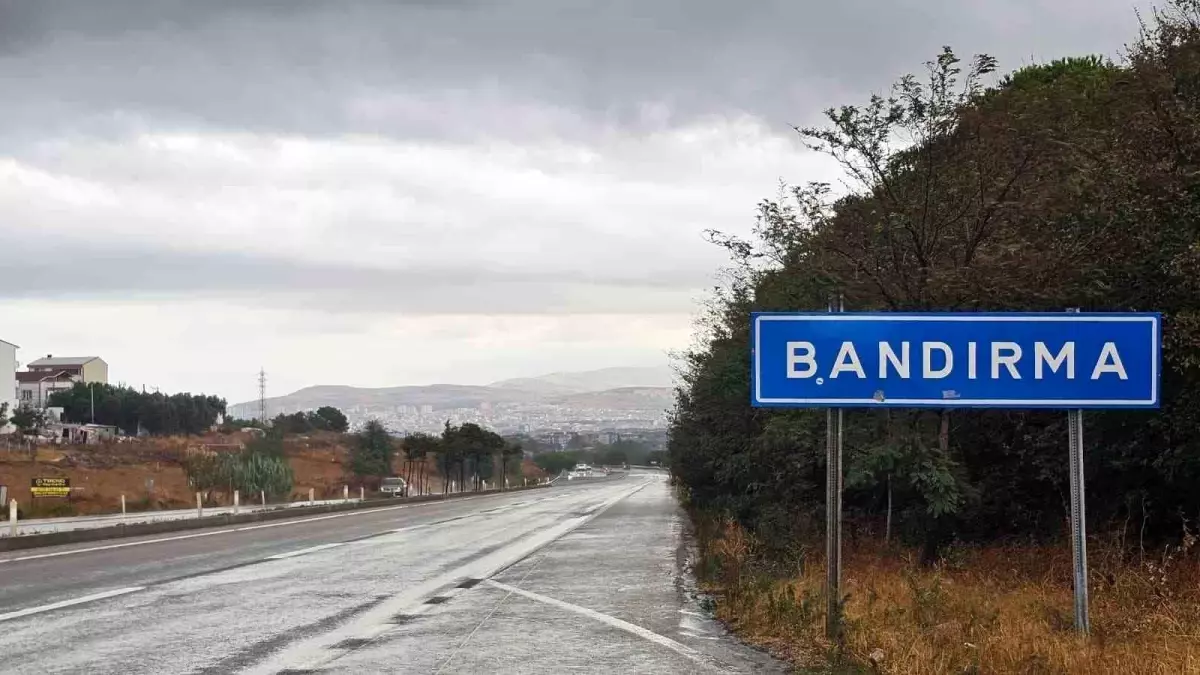 Bandırma\'da Beklenen Sağanak Yağış