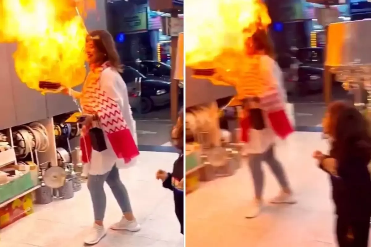 Doğum günü kutlamasında helenyum faciası! Bir anda alev aldı
