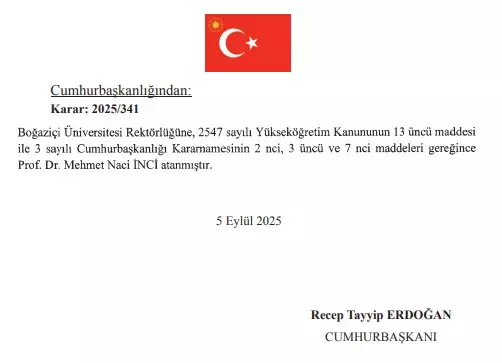 Marmara Üniversitesi'nin yeni rektörü Mehmet Emin Okur oldu