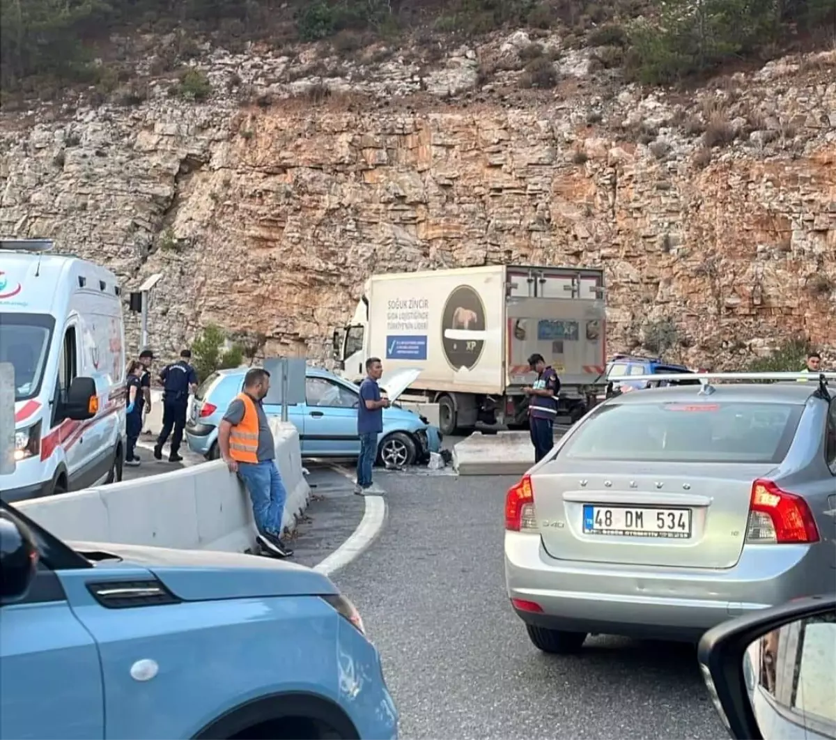 Muğla\'da Trafik Kazası: 2 Yaralı