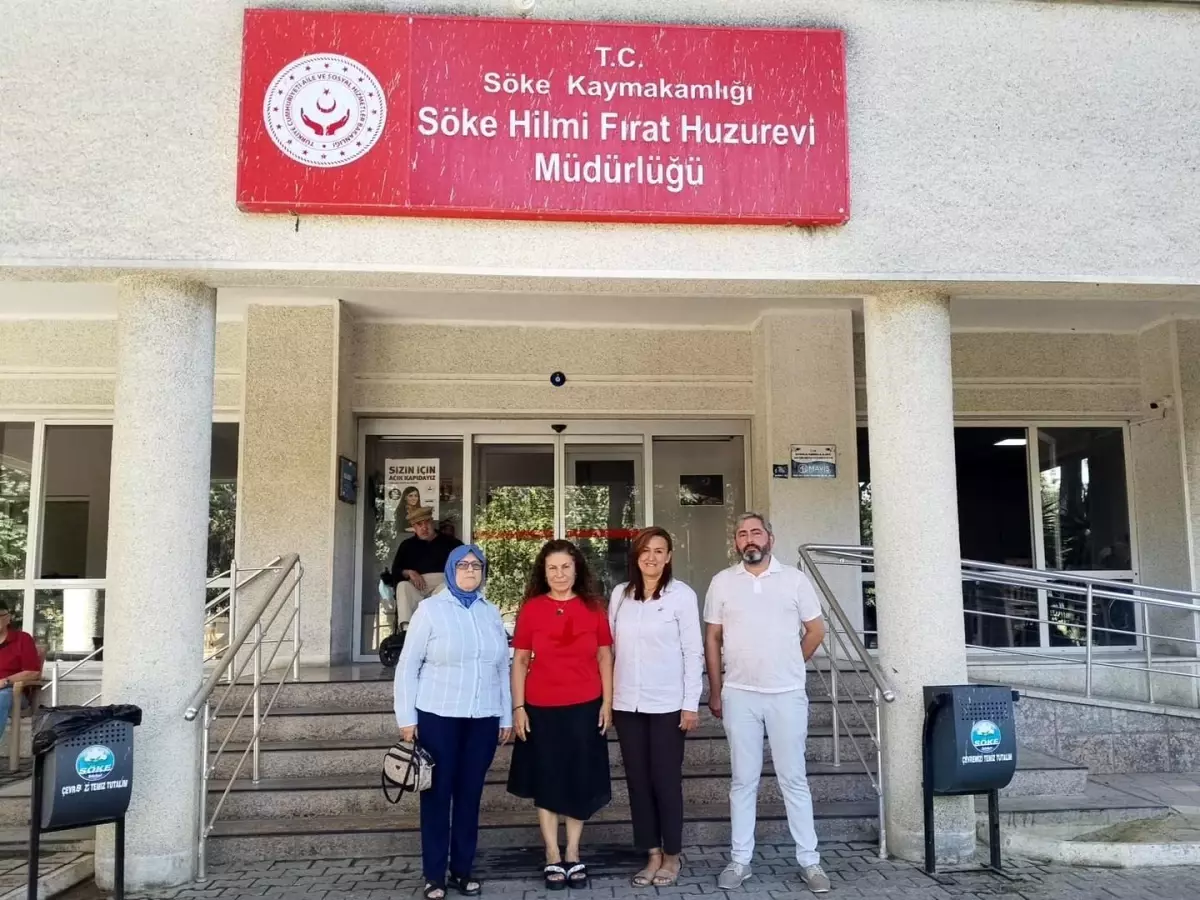 Söke\'de Kuaförlerden Huzurevine Anlamlı Destek