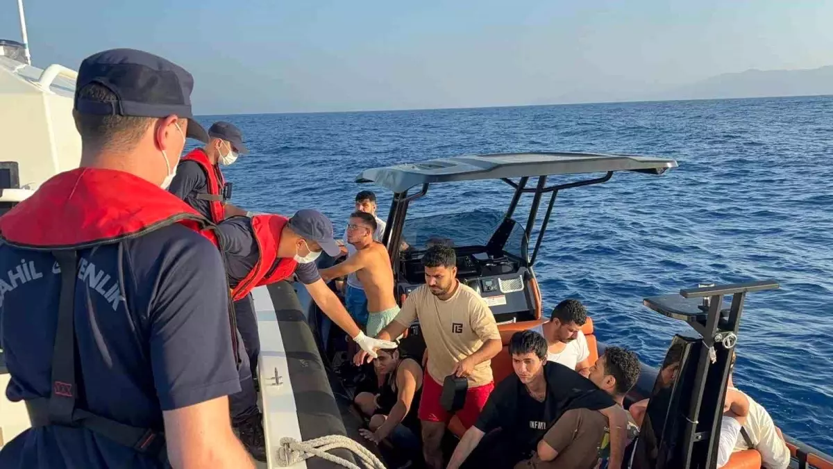 Dalaman\'da Göçmen Kurtarma Operasyonu