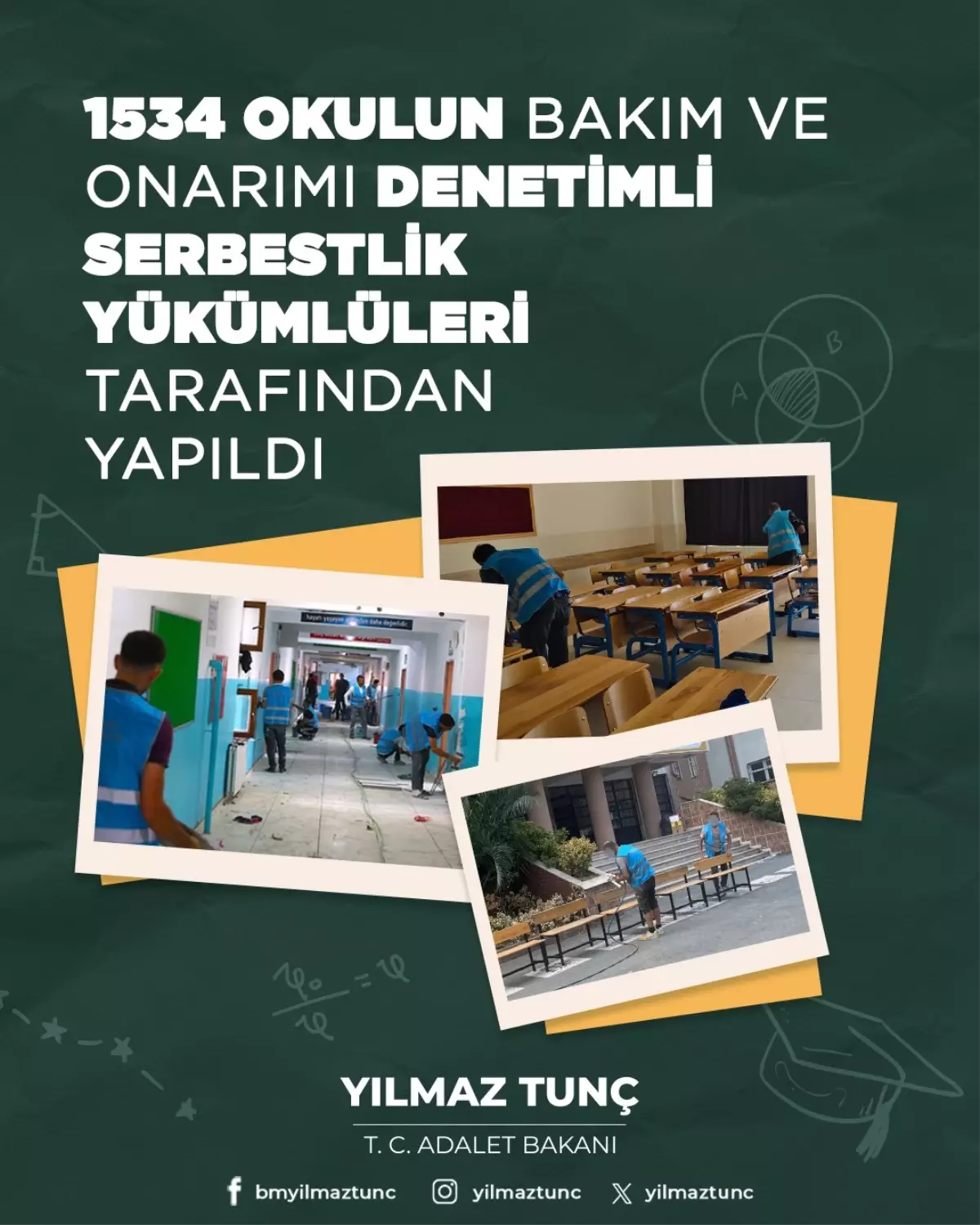 Denetimli Serbestlik ile Okul Bakımı