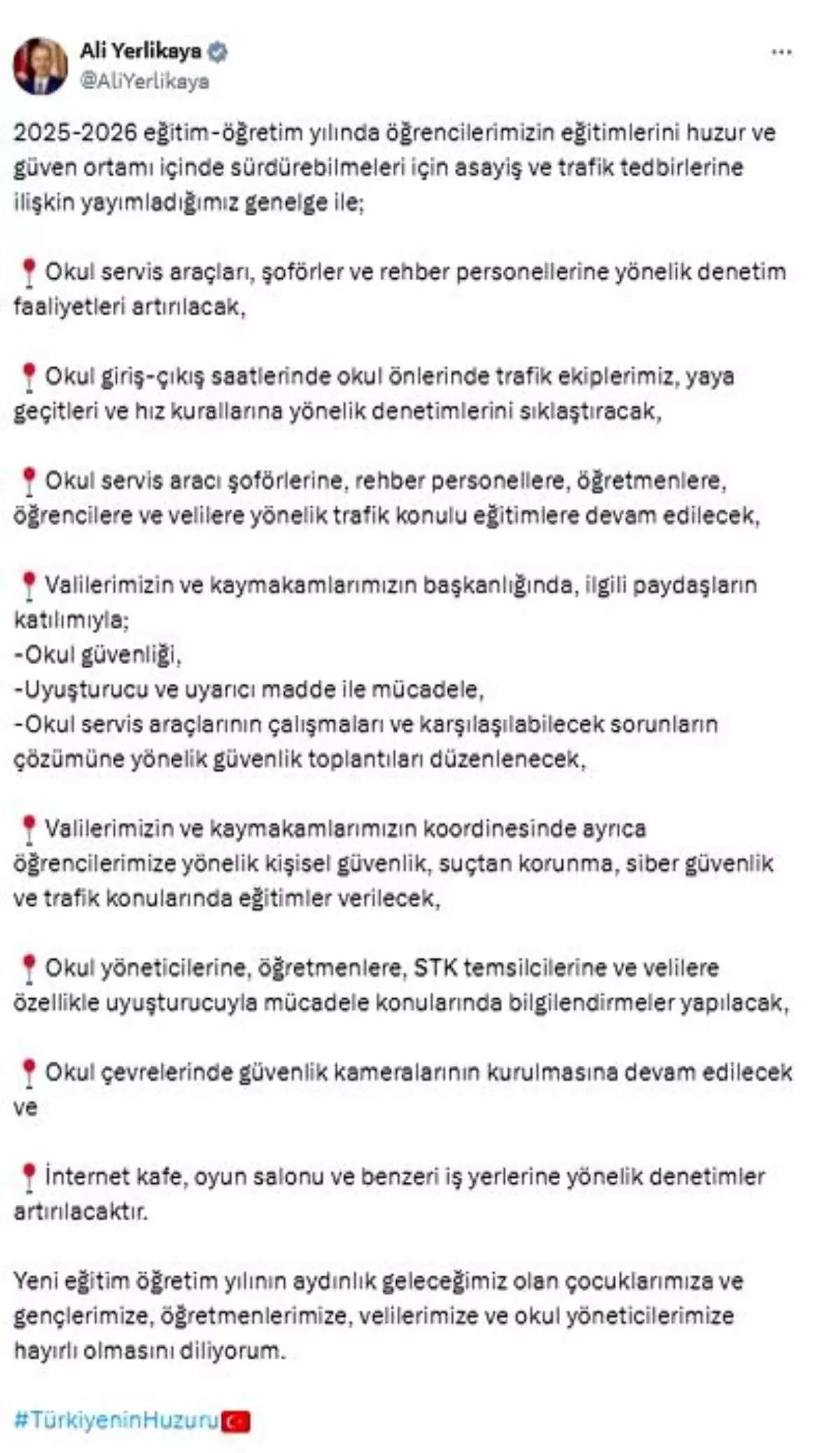 Eğitimde Güvenlik Tedbirleri Artıyor