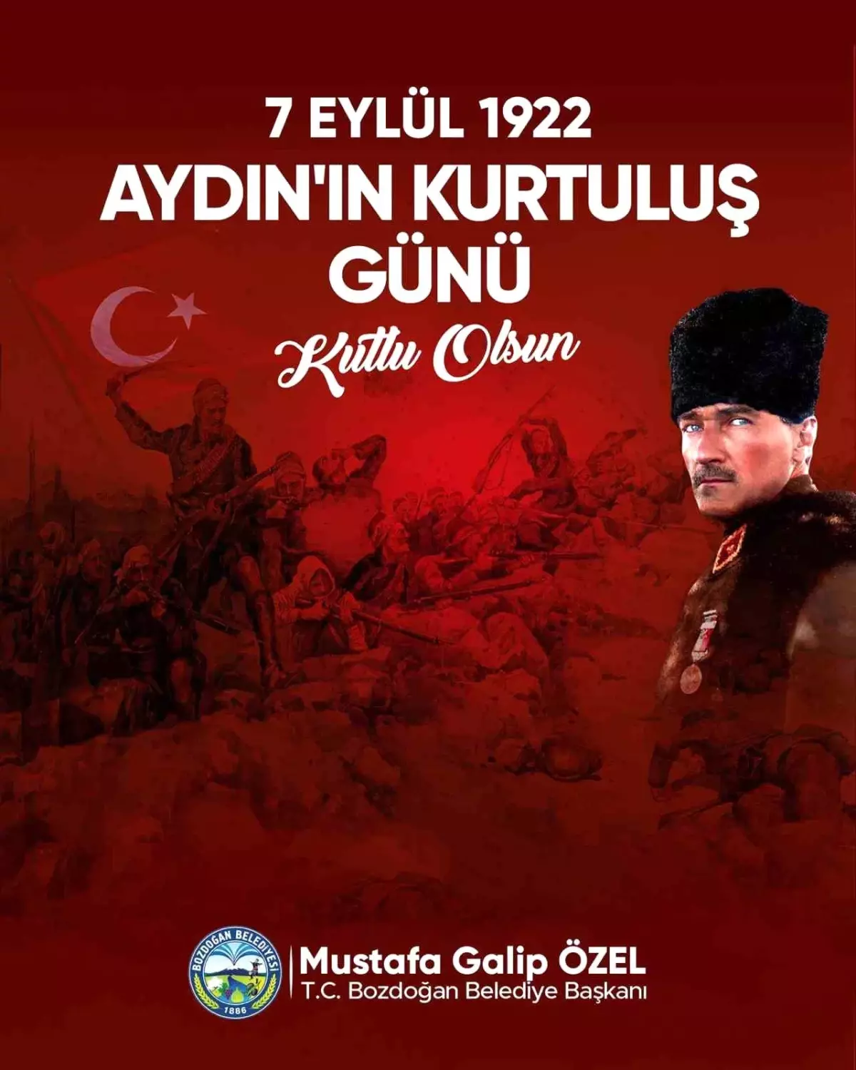 Bozdoğan Belediye Başkanı\'ndan Aydın\'ın Kurtuluşu Mesajı