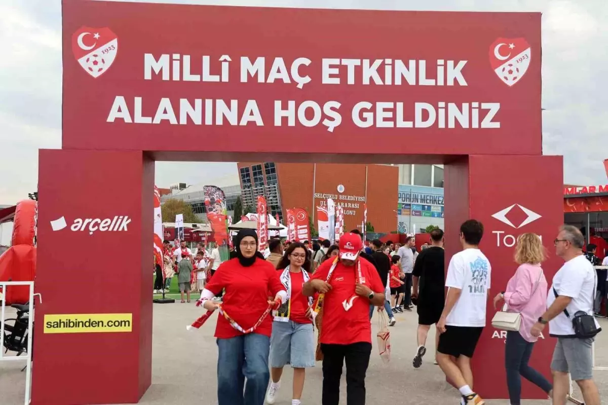 A Milli Takım için Konya\'da Milli Maç Heyecanı