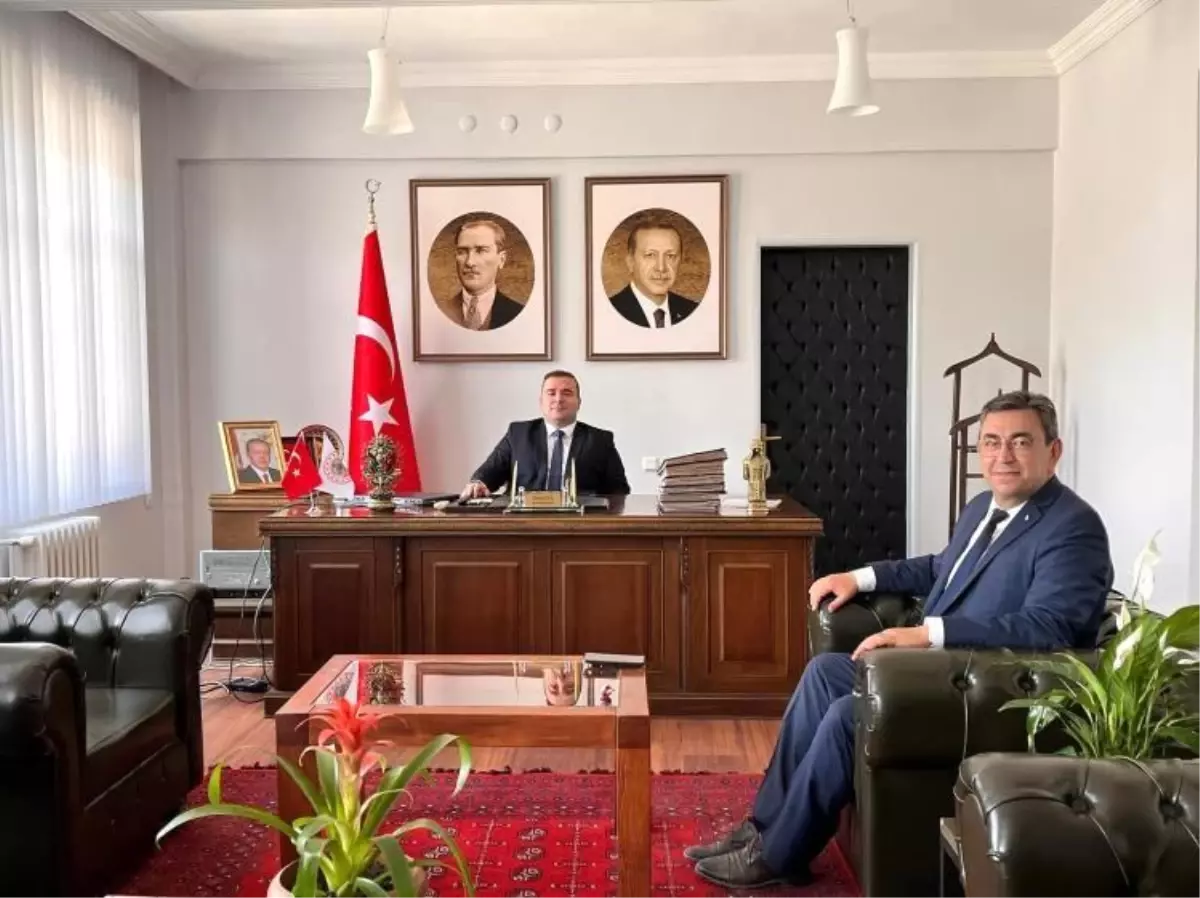 Kaymakam Ünal\'a Hayırlı Olsun Ziyareti