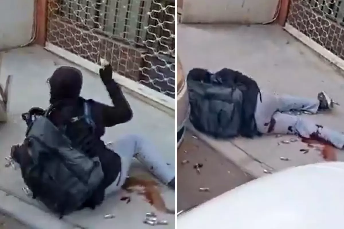 İşte 2 polisimizi şehit eden saldırganın yakalanma anı: Üzerinde bomba var, vur abi vur 