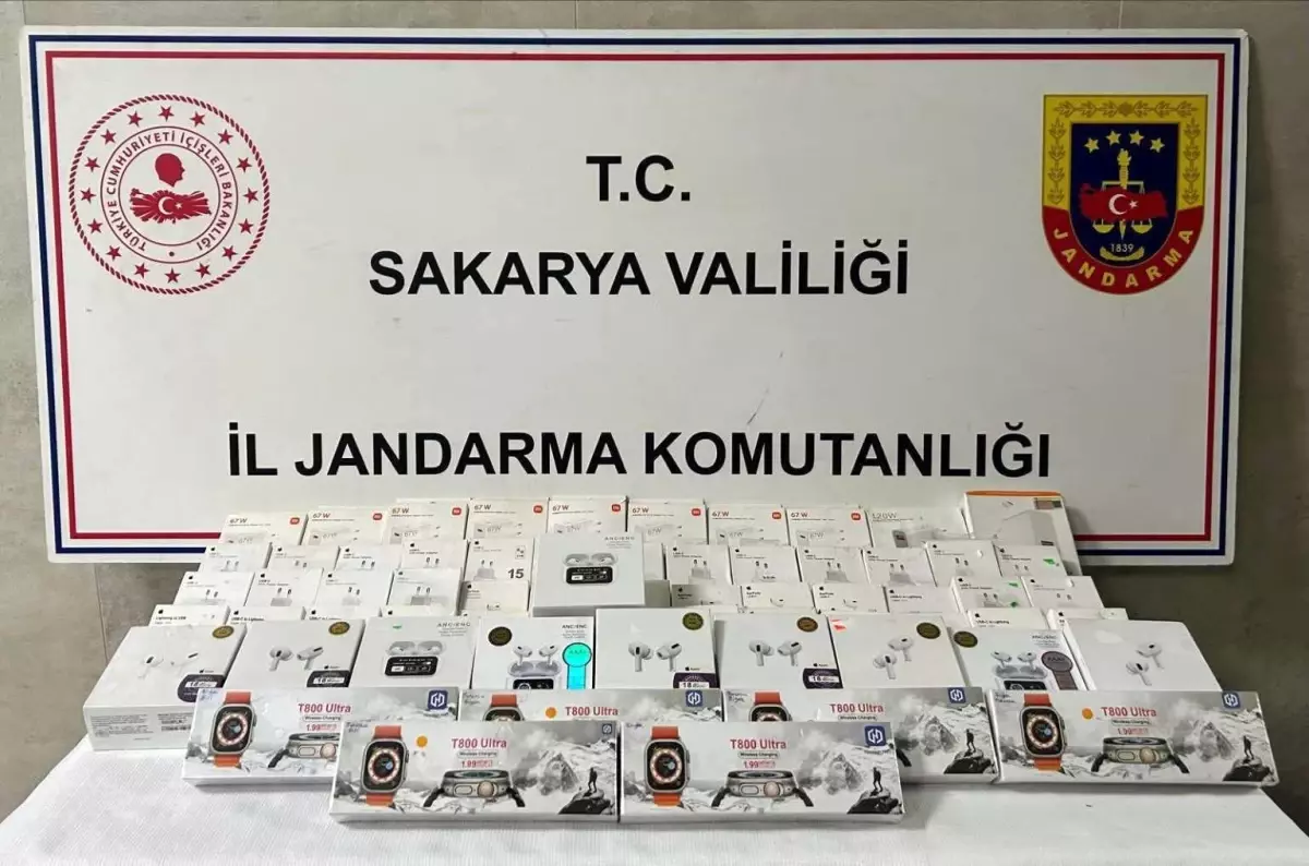 Sapanca\'da Kaçak Elektronik Ürünler Ele Geçirildi