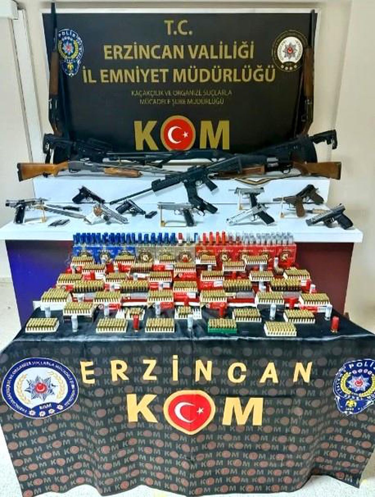 Erzincan\'da Silah Operasyonu: 13 Gözaltı