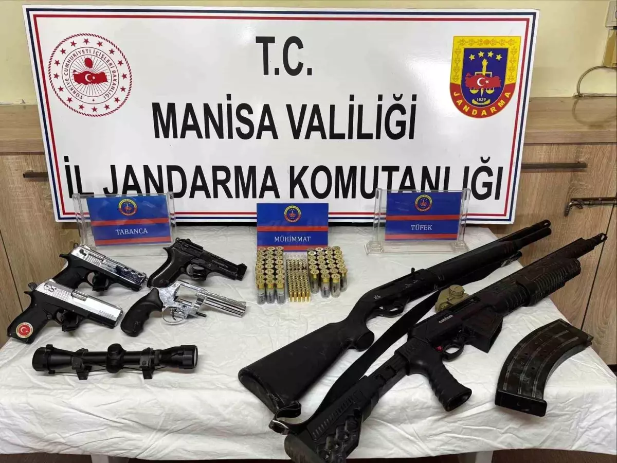 Manisa\'da Ruhsatsız Silah Operasyonu