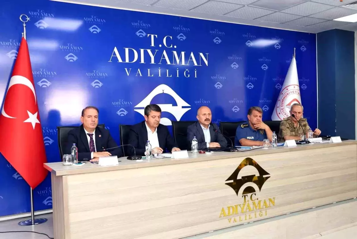 Adıyaman\'da Okul Güvenliği İçin Toplantı Düzenlendi