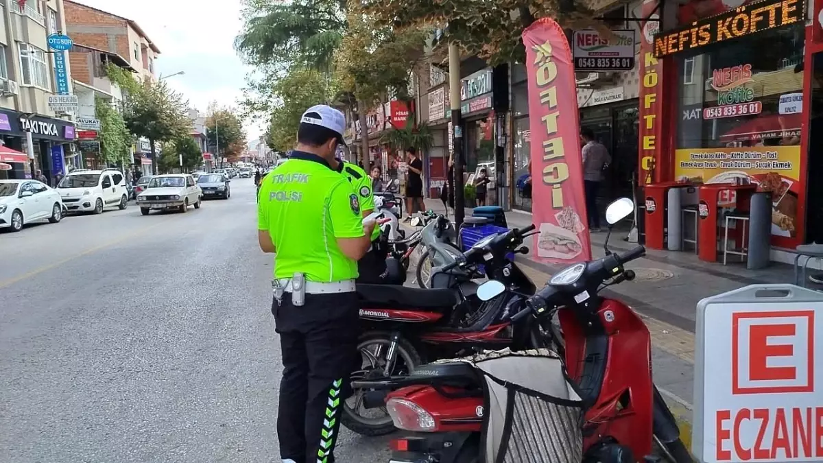 Osmancık\'ta 20 Motosiklet Trafikten Men Edildi
