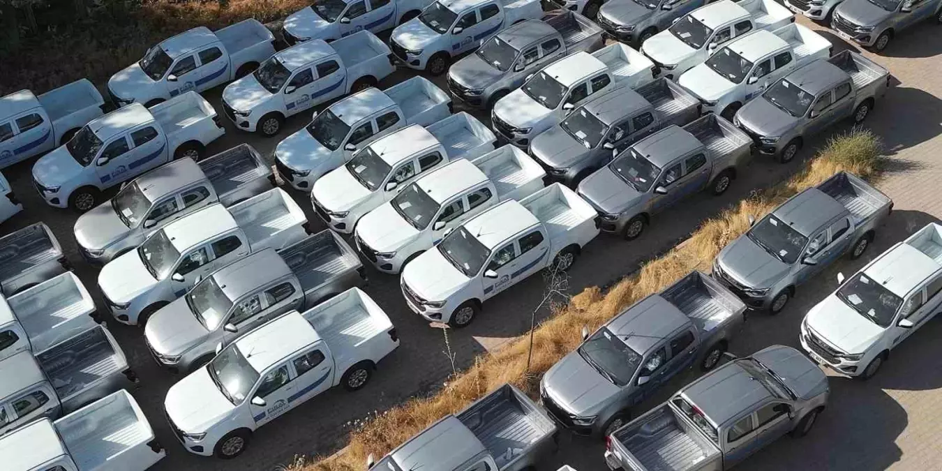 Fırat EDAŞ\'a 135 Yeni Araç Eklendi