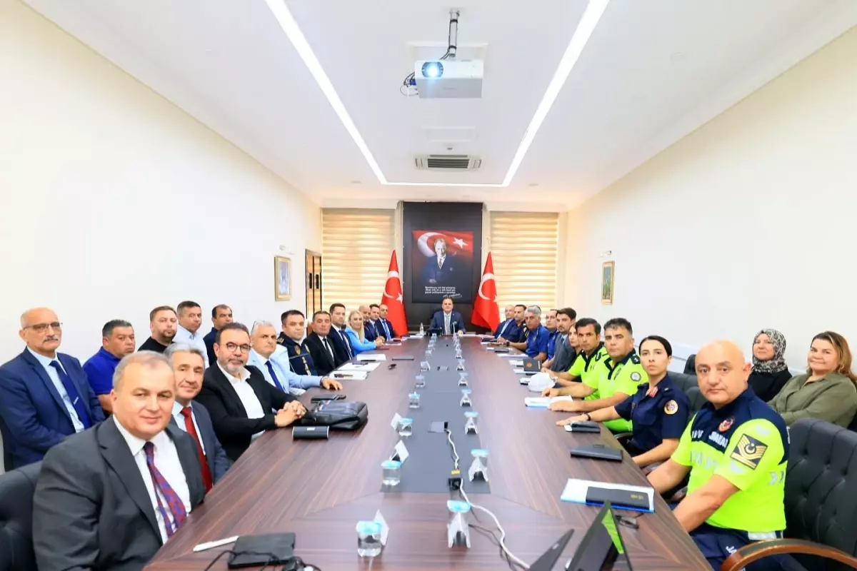 Muğla\'da Okul Güvenliği Toplantısı Yapıldı