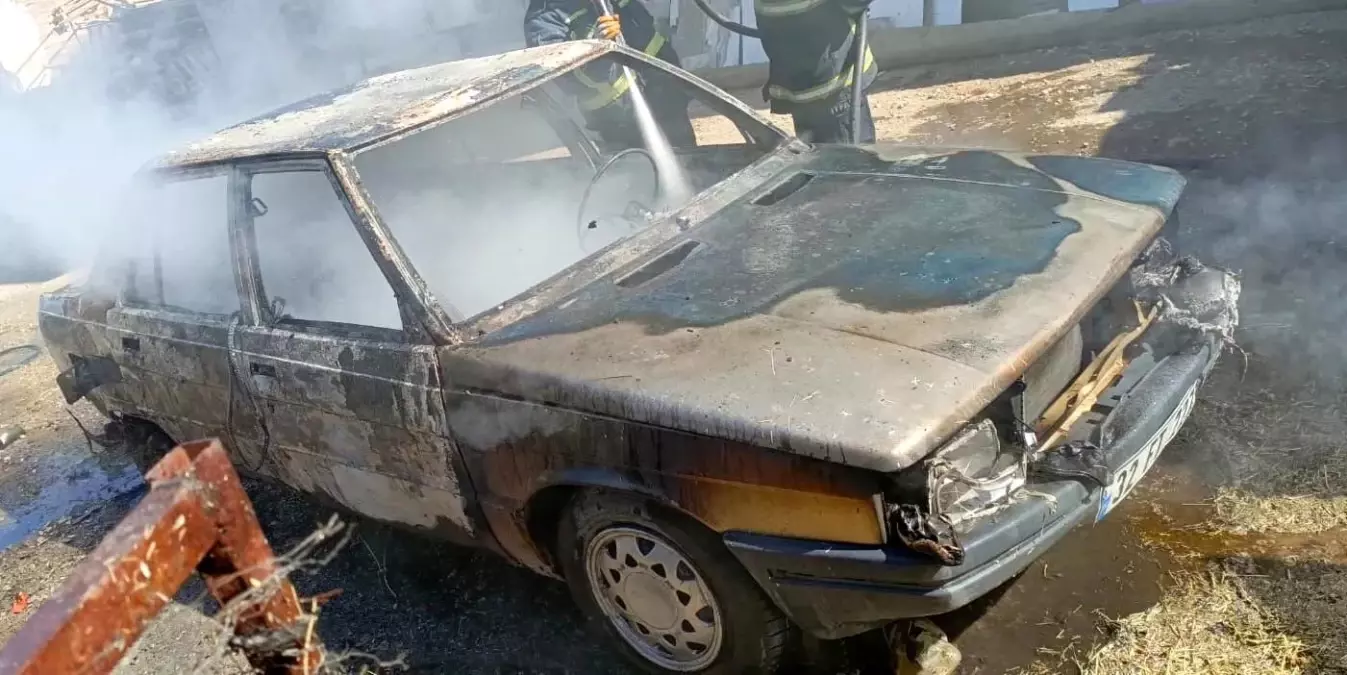 Isparta\'da Otomobil Yangınları