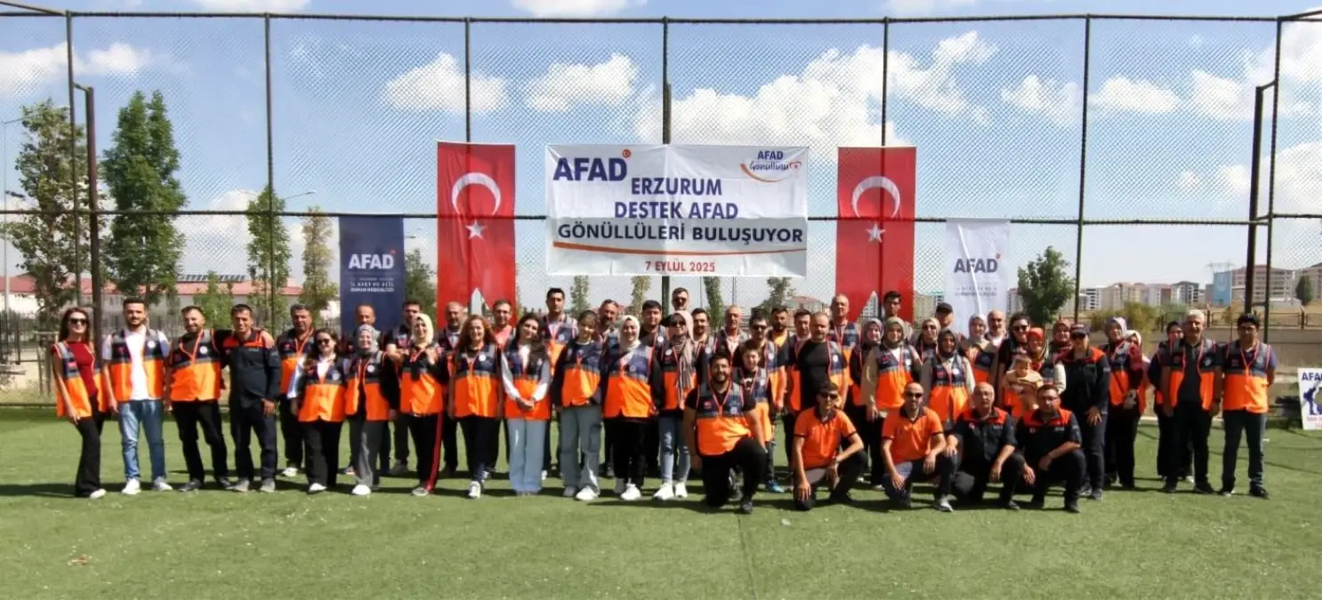 AFAD Gönüllü Buluşması Erzurum\'da Gerçekleşti
