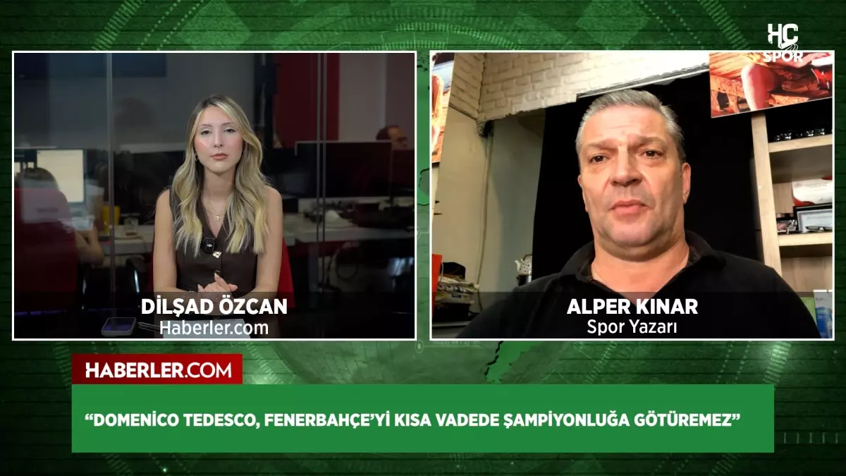 Alper Kınar: "Domenico Tedesco, Fenerbahçe\'nin kimyasına uygun bir teknik direktör değil"