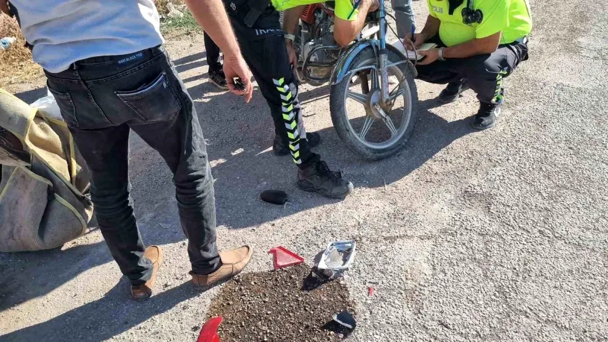Adıyaman\'da Motosiklet Kazası: Sürücü Yaralı