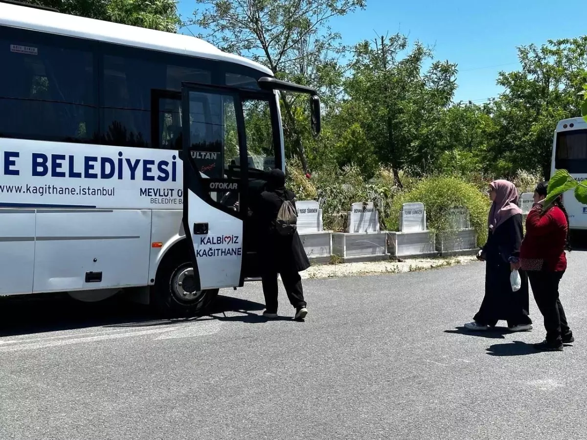 Kağıthane Belediyesi\'nden Ücretsiz Mezarlık Servisi