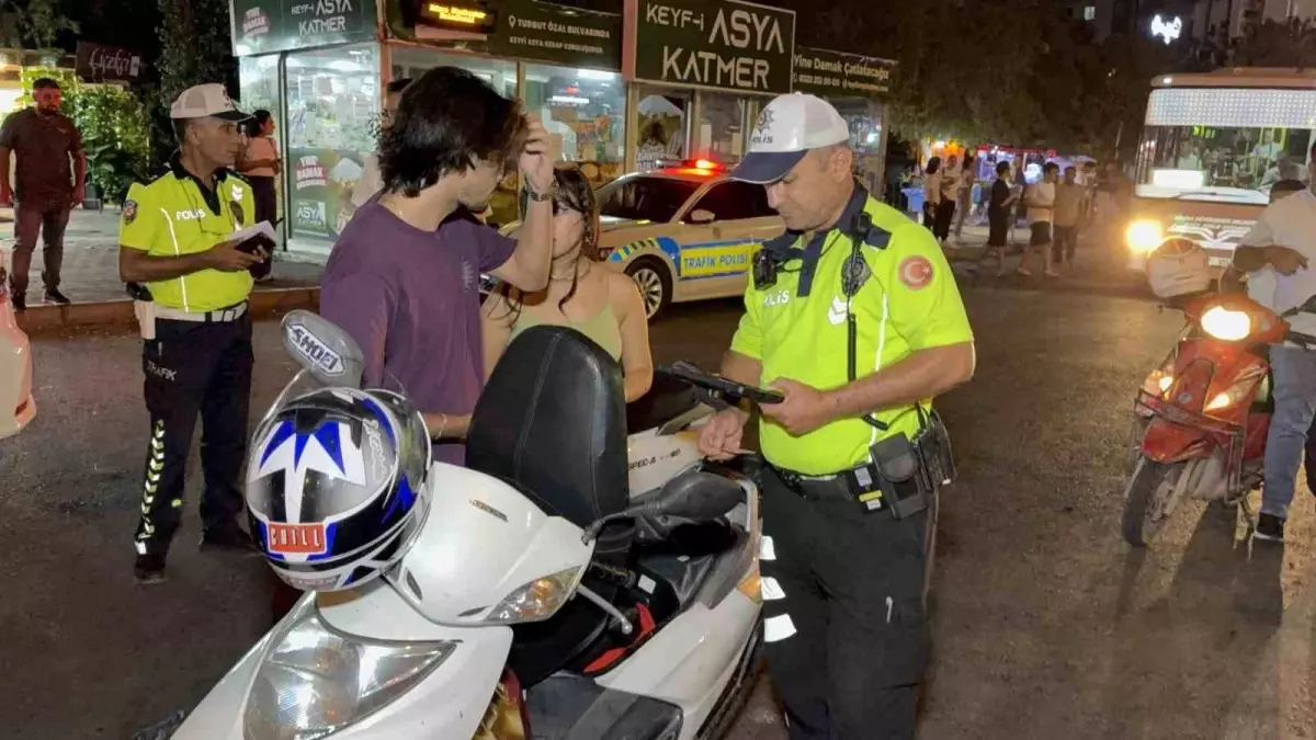 Adana\'da Motosiklet Denetimi: 357 bin TL Ceza